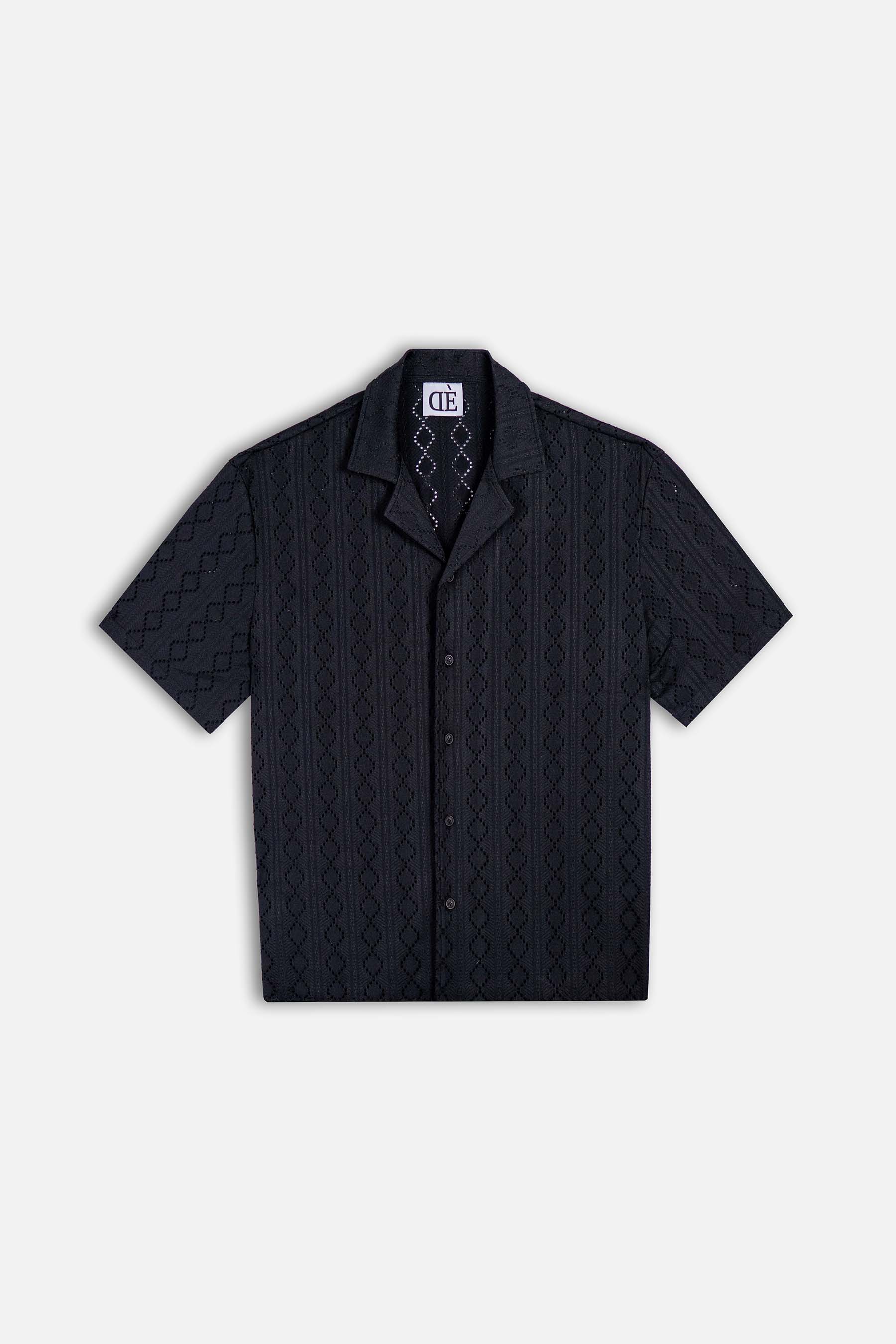 JACQUARD SHORT SLEEVE SHIRT Dlency JACQUARD SHORT SLEEVE SHIRT Dlency
