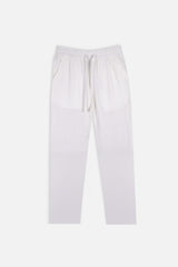 REGULAR FIT LINEN PANTS