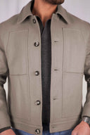 BOXY WOOL BLEND JACKET