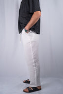 REGULAR FIT LINEN PANTS