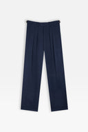 RELAXED FIT PLEATED TROUSERS