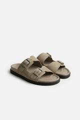 OCÉAN SUEDE SANDAL SAND GRAY