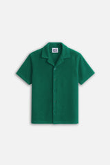 TERRY SHORT SLEEVE SHIRT EMERALD GREEN