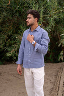 LONG SLEEVE LINEN SHIRT