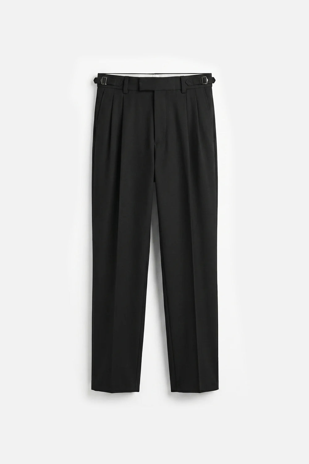 DOUBLE PLEAT REGULAR FIT TROUSERS