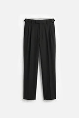 DOUBLE PLEAT REGULAR FIT TROUSERS