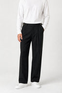 DOUBLE PLEAT REGULAR FIT TROUSERS