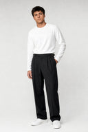 DOUBLE PLEAT REGULAR FIT TROUSERS