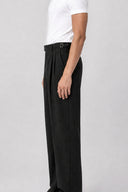 DOUBLE PLEAT REGULAR FIT TROUSERS