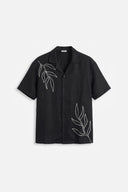 LEAF EMBROIDERED SHIRT