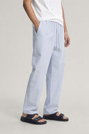 RELAXED SEERSUCKER TROUSERS