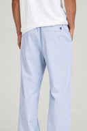 RELAXED SEERSUCKER TROUSERS