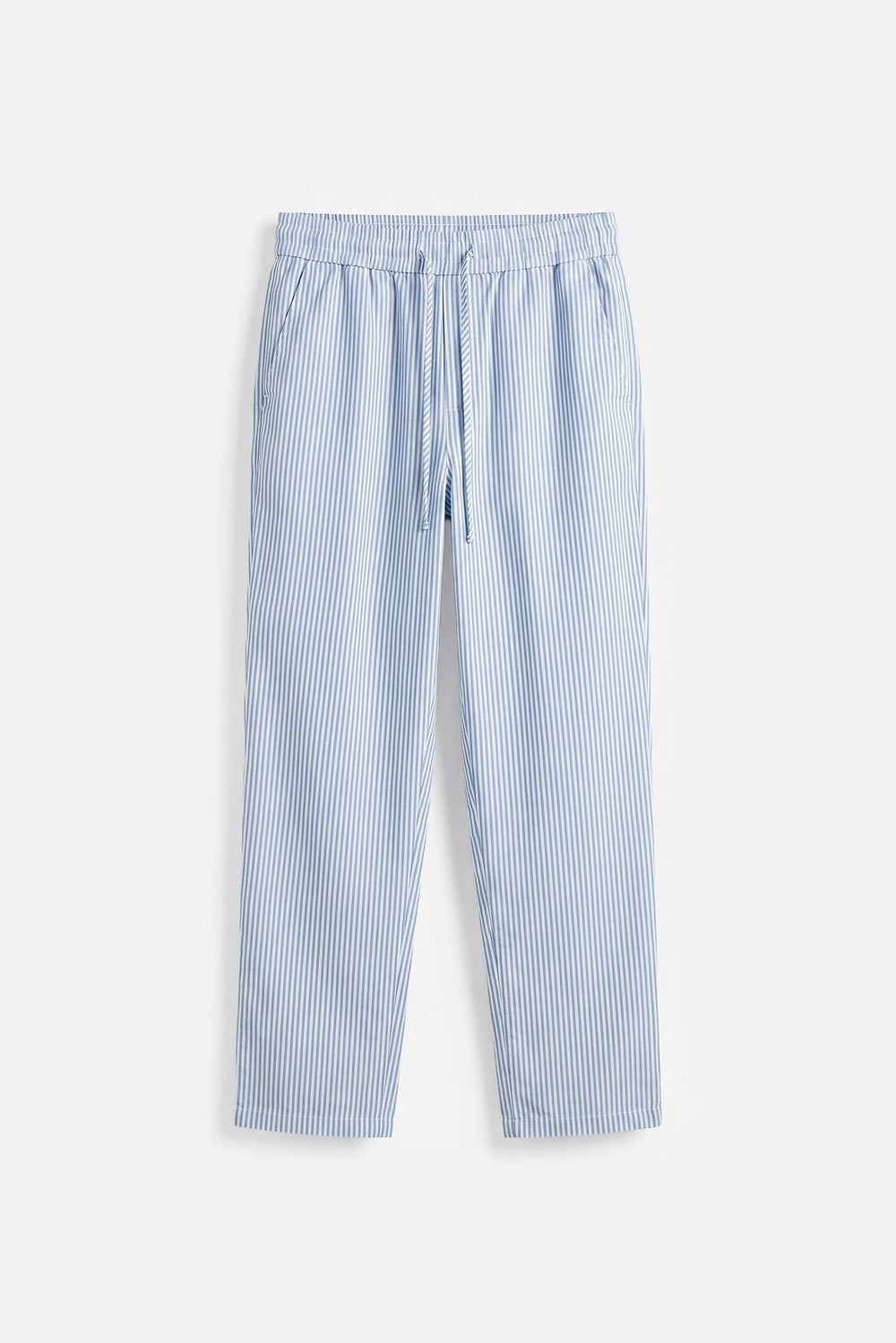 RELAXED SEERSUCKER TROUSERS