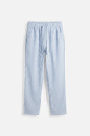 RELAXED SEERSUCKER TROUSERS